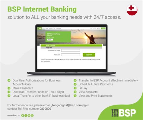 bsp tonga|bsp online banking png.